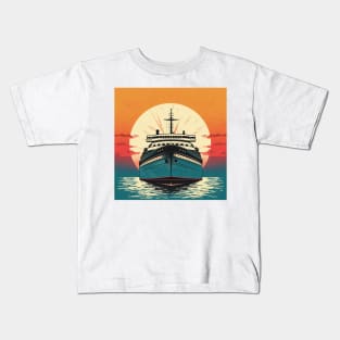 Cruise Ship Dreams: Let Your Imagination Take You on a Journey Kids T-Shirt